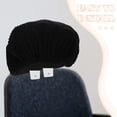 thumbnail image 4 of 2pcs Office Chair Arm Covers Comfortable Computer Chair Headrest Cover, Black Fabric Head Cushion Sleeve, Waterproof Office Chair Headrest Slipcover For Home Use, 4 of 8