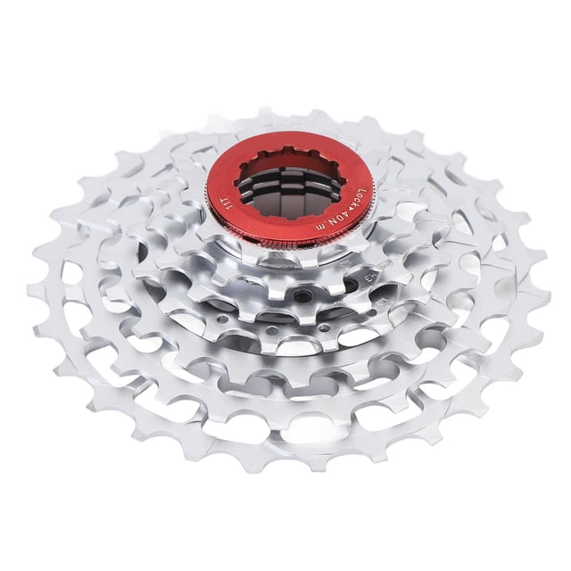 Cycle Cassette Flywheel, Road Bicycle Spocket de Alta Precisión de Acero y Aluminio Rococador de Ciclo de 7 Velocidadas para Montaña