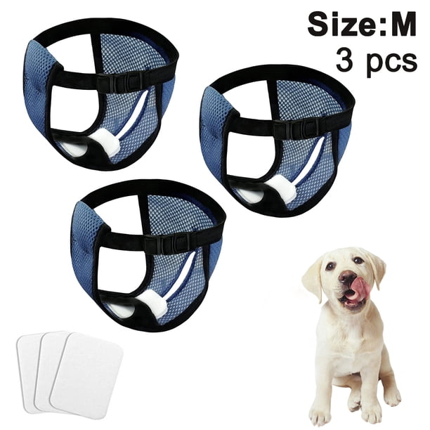 Tiras de higiene para perros, pantalones para mascotas lavables y reutilizables para el cuidado del período, pantalones para perros pequeños, medianos y grandes Ormromra 222803-2