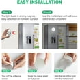 thumbnail image 5 of Motion Sensor Puck Lights LED Wireless USB Rechargeable Battery Operated Under Cabinet Lighting with Remote Control Movement Detection on Shelf Display Closet Counter Light for Kitchen Wardrobe Stairs, 5 of 16