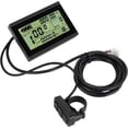 thumbnail image 4 of Electric bike LCD display, vibrant color screen, multi-voltage compatibility, durable ABS construction, ergonomic button design, SM connector and versatility, 4 of 5