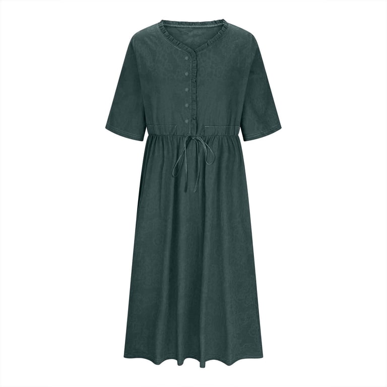 formal green christmas dress women Zebbo Christmas Dress for Women Long New Women's Long Sleeved V-Neck Velvet Long Dress with Slim Temperament Velvet Dress Formal Dress Style B-16