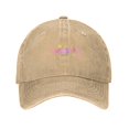 thumbnail image 1 of ZICANCN Princess Letters Adjustable Baseball Cap Women , Hats for Men Adult Washed Cotton Denim Baseball Caps Fashion Natural, 1 of 6