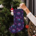 thumbnail image 5 of Uemuo Purple Dreamcatcher1 Print Christmas Stockings, 18inch Xmas Hanging Stocking Decorations for Christmas Party Family Decor, 5 of 7