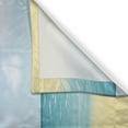 thumbnail image 3 of Ambesonne Beach Kitchen Curtains, Lighthouse Seagulls Ocean, 55"x39", Vermilion Blue, 3 of 3