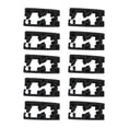 thumbnail image 3 of 10 abrazaderas para cercas de mascotas, sujetadores de recinto para mascotas, conectores fáciles de instalar, accesorios para cercas de perros, jaulas Negro, 3 of 8