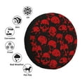 thumbnail image 4 of Yiaed Red Skulls Print Print Tire Wheel Cover, tire covers for trailers,rv wheel covers,rv tire covers, camper tire covers,tire covers for cars-15 inch, 4 of 6