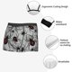 thumbnail image 3 of Balery Spiders Calzoncillos bóxer para hombre, ropa interior de algodón suave y transpirable con cinturilla de nailon-XX-Large, 3 of 5