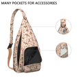 thumbnail image 2 of Cute Cartoon Dog Sling Backpack - Funny Bone Pattern Shoulder Bag (Adorable Pet Design, Lightweight & Durable), 2 of 4