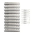 thumbnail image 2 of Stainless Steel Drawer Slides 22 Inch For Bathrooms, Living Rooms, And Bedrooms With High Load Capacity,  Operation, And Adjustable Screw Hole Design, 2 of 8