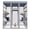 Purplish Grey, variant on 70＂H Catio Outdoor Cat Enclosure, Large Wood Cat House for Multiple Cats with Waterproof Roof, Cat Shelter Enclosure with 7 Jumping Platforms and 2 Napping House