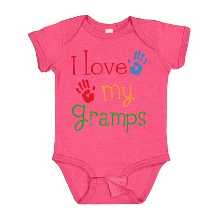 

Inktastic I Love My Gramps Cute Grandkids Gift Baby Boy or Baby Girl Bodysuit