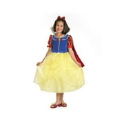 Girl's Deluxe Snow White Dress-Up Costume