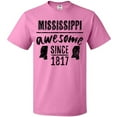 thumbnail image 3 of Inktastic Mississippi Awesome Since 1836 T-Shirt, 3 of 5