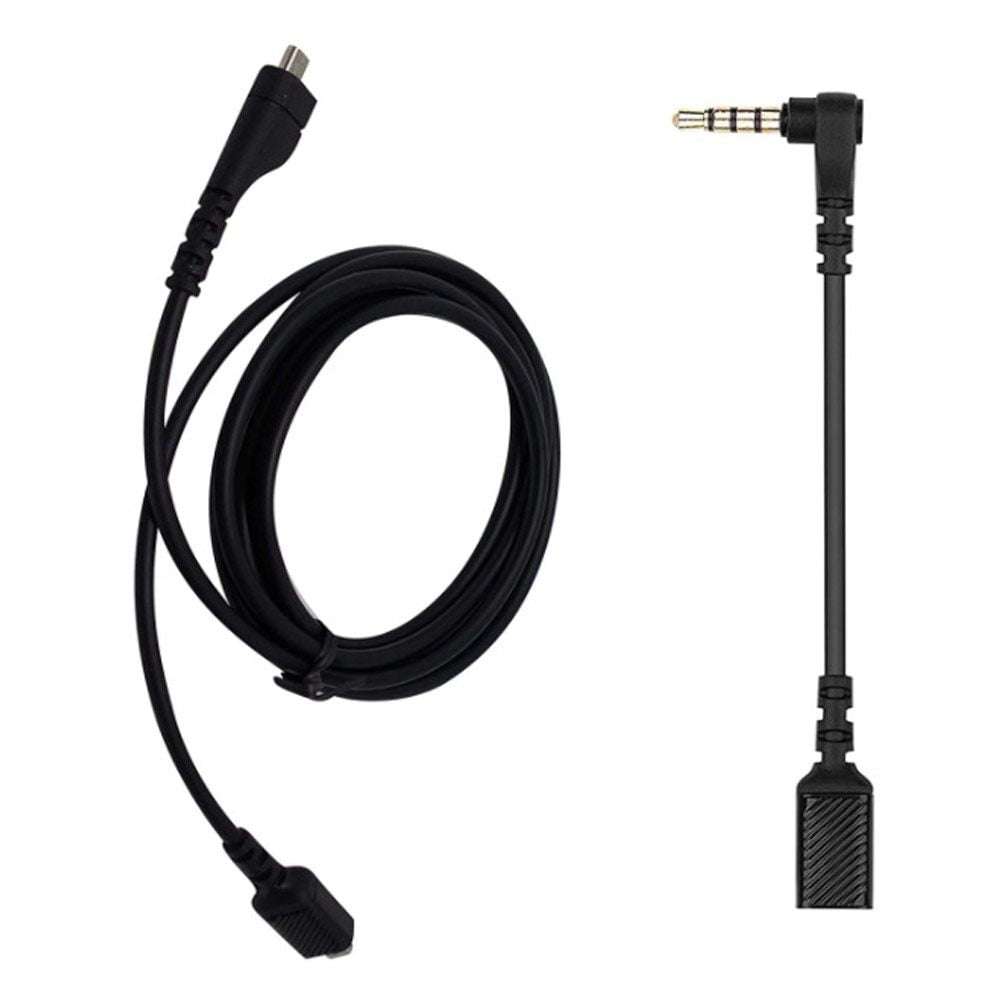 Universal Replacement Cord Microphone Extension Braided Wires Audio Cable Headset Cable Sound