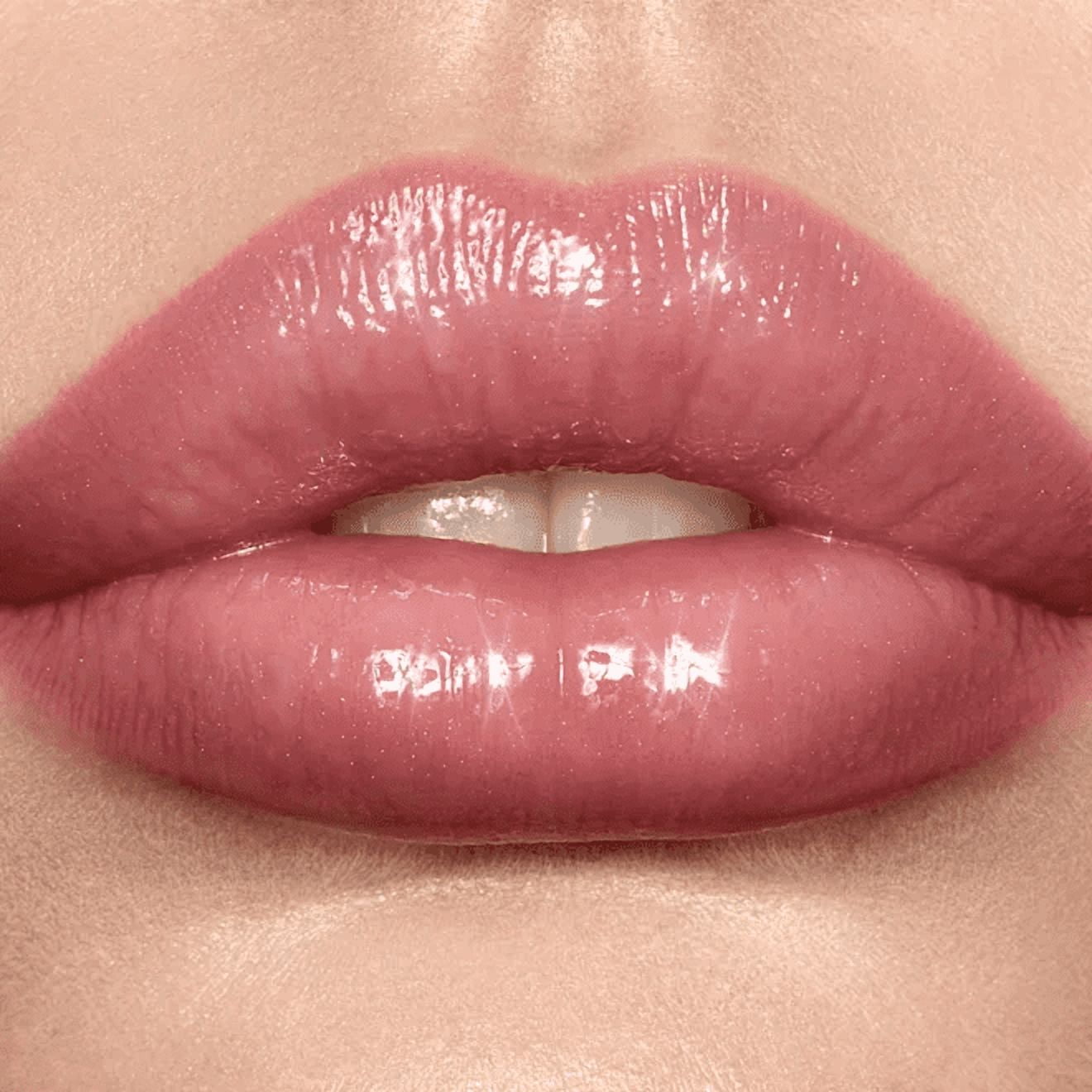 Charlotte Tilbury The Pillow Talk Full Size Lip Kit- Lip Liner, Lipstick, and Lip Gloss.