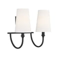 thumbnail image 4 of Savoy House Cameron 15" 2 Lights Transitional Metal Bath Bar in Matte Black, 4 of 6