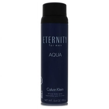 Eternity Aqua by Calvin Klein Body Spray 5.4 oz Pack of 4