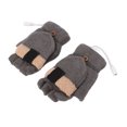 thumbnail image 3 of Guantes con calefacción USB ANGGREK medio guantes de tejer calefacción eléctrica para portátiles, 3 of 8