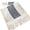 W9-A, variant on Bohemian Placemat and Table Runner Set White with Gray Accents Fringed Boho Design for Festive Family Gatherings Hotels Restaurants Home Dining Tables