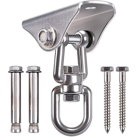 swing swivel trapeze hooks playground hangers screw lb porch capacity concrete ceiling duty hardware yoga hanging heavy chair wooden 1000