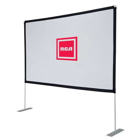 Écran de projection portable 100po de RCA - Blanc