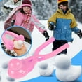 thumbnail image 3 of Snowball Maker Clip - Create Cute Duck Snow Sand Shapes Quickly, Lightweight Comfort Grip, Wear-Resistant - Winter Outdoor Play, Snowball Fights, Temporary Decorations, Pink, 3 of 4