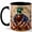 Black, variant on Patriotic Duck Coffee Mug, Mallard Bird Mug, Ceramic 11 oz