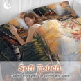 thumbnail image 4 of Deer Comforter Set California King Size, Vintage Wildlife Rustic Soft Bedding Set for Man Woman, 4 Pieces Duvet Cover Set with Fitted Sheet, 2 Pillowcases, 4 of 12