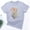 Gray, variant on Tops for Women Trendy Green Short Sleeve Crew Neck Graphic Flower T-Shirts Womens Shirts