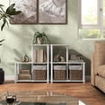 thumbnail image 3 of Furniture of America Brooks Adult Open Display Shelf Bookcase, 3-Cube Shelves, White, 3 of 16