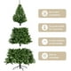 thumbnail image 2 of CM-TOP | Arbol de Navidad Artificial | Montaje Rápido y Almacenamiento Compacto | Pino de Navidad | Decoracion Navidad | Ligero (300 cm), 2 of 7