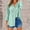 Mint Green, variant on Womens Blouses Cute Plus Size Button Down Pink Shirts Plain V Neck Long Sleeve Blouses for Women