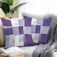thumbnail image 2 of Abstract Gray Outdoor Pillow Covers Pack of 2 Purple Gradient Graffiti Color Block Modern Art Waterproof Throw Pillow Covers Decorative Cushion Cases for Patio Garden Tent Balcony Couch 16x16 inch, 2 of 8