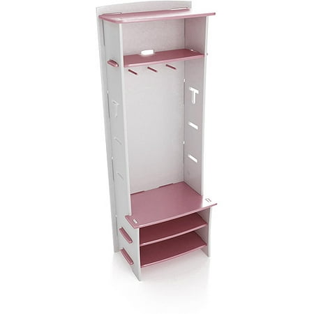 No Tools Assembly - Adjustable Storage Console, Pink