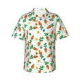 thumbnail image 2 of Picia Cute Carrot Gentle Cotton Regular Fit Short Sleeve Casual Hawaiian Shirt for Men-XX-Large, 2 of 8