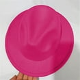 thumbnail image 2 of Kids Classic Wide Brim Fedora Hat Children Boys and Girls Felt Hat Jazz Hats Classic Wide Brim Panama Dress Hat, 2 of 6