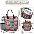 thumbnail image 5 of Pioneer Flower Floral Print Pattern Womens Lunch Box for Work,Insulated Large Lunch Bag,Leakproof Adult Lunch Bag for Work,Beach,Travel,Picnic,Camping, 5 of 6