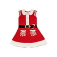 thumbnail image 5 of Jollidays Women's Peppermint Twist Ugly Christmas Sweater Dress, 5 of 6