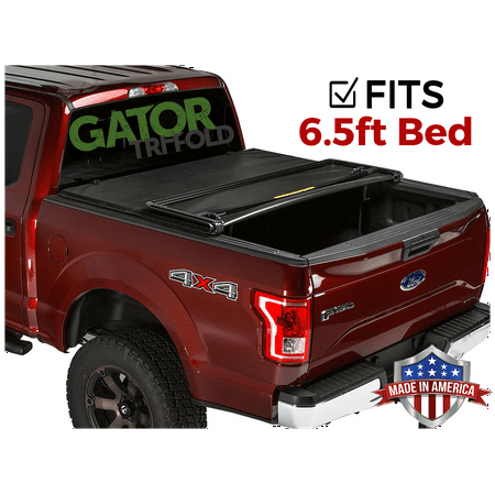 Ford F150 Tonneau - Gator ETX Tri-Fold (fits) 2009-2014 Ford F150 6.5 FT Bed Only Tonneau Truck Bed Cover Made in the USA 59302