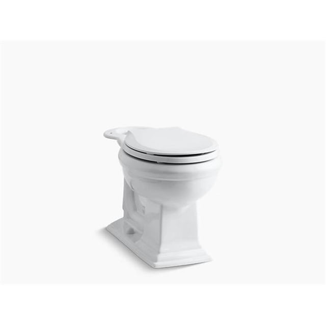 Kohler K-4387-0 Mémoires Confort Rond-avant Chaise Hauteur Cuvette de Toilette - Blanc