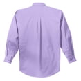 thumbnail image 2 of Men's Tall Long Sleeve Easy Care Shirt Bright Lavender 4X-Large Tall, 2 of 3