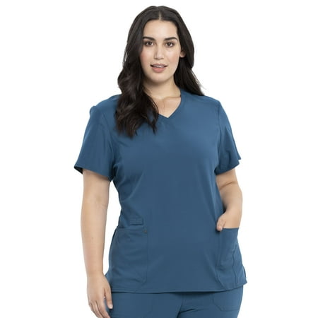 

Cherokee Iflex Women s Scrubs Top V-Neck CK711