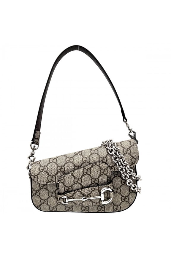 Pre-Owned Gucci Women's Horsebit 1955 Shoulder Bag Mini Handbag Crossbody GUCCI 774209 GG...