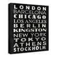 thumbnail image 2 of Creative Products Major City Names 20x24 Canvas Wall Art, 2 of 5