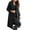 Black, variant on YHAJDS Women Fall Winter Casual Coat,Women's Coats Fall Jackets for Women Solid Color Long Sleeve Sleeveless Hooded Slim Lightweight Wool Trench Coat Casual Outerwear for Fall and Winter