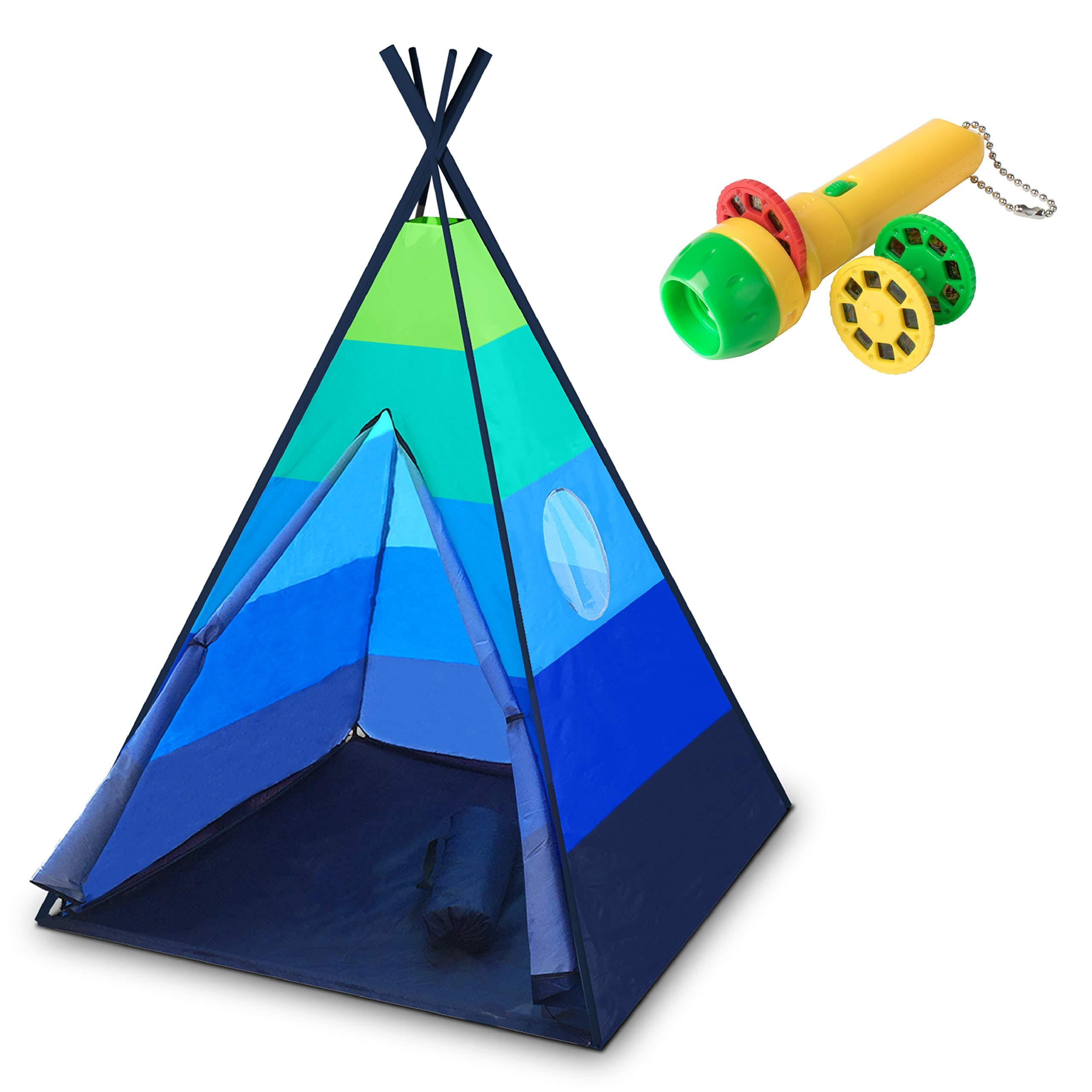 USA Toyz Kids Teepee Tent for Boys or Girls Happy Hut Play Tent