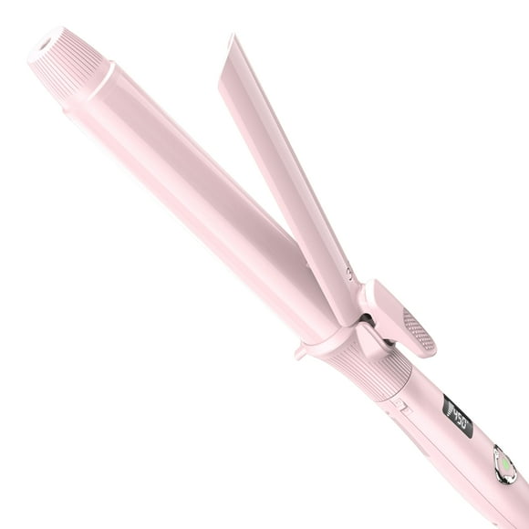 1 1/4 Inch Curling Iron with Clipped Tourmaline Ceramic Barrel Professional Hair Curler up to 450&Acirc;&deg;F Dual Voltage for Traveling 60 Mins Auto Off Su