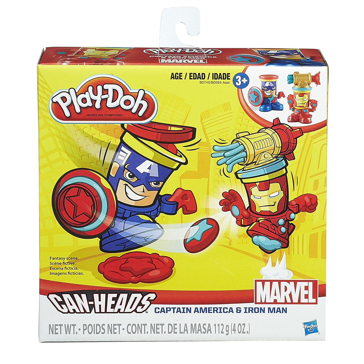 superhero play doh set