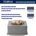 thumbnail image 5 of TORVA 30x18x10in Undermount Kitchen Sink, 16 Gauge Gunmetal RV Wet Bar Sink w/Nano Coating, Gray, 5 of 7